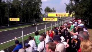 Mark Webber crash at Monza F1 2011 [upl. by Assillam]