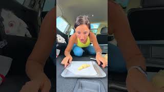 She MADE CROISSANT in the CAR 😳🥐🤣 shorts khamitovy martaandrustam [upl. by Angus]