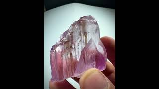 Kunzite 🍇Gorgeous DT Kunzite No damages or repairs Natural colour and great lustre [upl. by Grosz928]