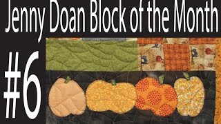 Jenny Doan Block of the Month BOTM 6  Missouri Star Quilt Company [upl. by Tripp871]