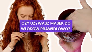 JAK POPRAWNIE UŻYWAĆ MASEK DO WŁOSÓW [upl. by Liddle]