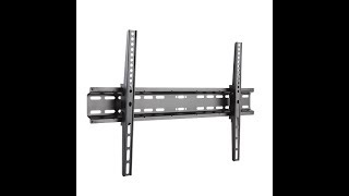 How to install 37quot 70quot Tilt Slim TV Wall Mount for LEDLCD TVs Texonic Model N64 [upl. by Htebazileharas970]