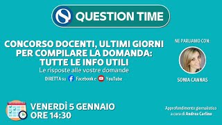 Concorso docenti 2024 ultimi giorni per compilare la domanda tutte le info utili [upl. by Irek721]