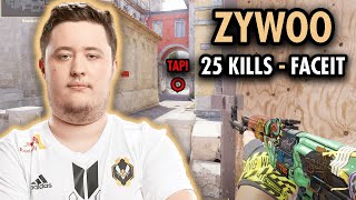 CS 2 POV  ZywOo 258  FACEIT Ranked Inferno [upl. by Ymmas789]