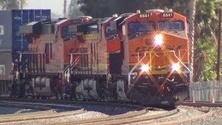 Another amazing weekend of railfanning with BNSF Amtrak Union Pacific and Metrolink [upl. by Dviad]