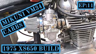 XS650 Mikuni VM34 Carb Swap amp Setup [upl. by Ynamrej]