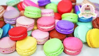 LA RECETA MÁGICA PARA HACER MACARONS  TRUCOS QUE NADIE TE HABÍA DICHO  MIS PASTELITOS [upl. by Anaicul]