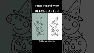 Peppa Plg and Witch Drawing drawing art cute easydrawing fun poppyplaytime shorts 3doodler [upl. by Nirrek413]