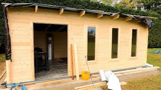 Part 4 How To Lay Solid Pine Tongue amp Groove Flooring For Summerhouse [upl. by Friedlander]