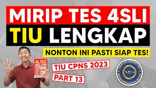 SOAL CPNS 2023 TIU BERDASARKAN PENGALAMAN PESERTA [upl. by Allicserp]