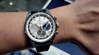 ZENITH CHRONOMASTER ORIGINAL A386 38MM HIGH BEAT CHRONOGRAPH WATCH [upl. by Hausner]