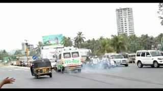 Amazing Ambulance Driver Skill  saved more than 10 lives👏👌 [upl. by Endor]