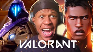 Console Valorant Player Reacts To Every Valorant Cinematics Trailer  Reaction [upl. by Eniluqcaj269]