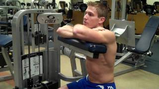 How To Seated Abdominal Crunch Cybex [upl. by Atiugram413]