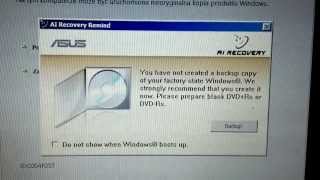 Przywracanie Ustawień Fabrycznych Windows 7 Naprawa Laptopa ASUS X70AB  ForumWiedzy [upl. by Philan]