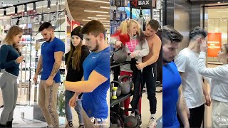 Latest Public Pranks by Hot Body Builder shmeksss  Shmeksss  Funny Pranks [upl. by Yttak]