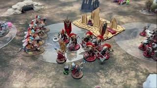 Age of Sigmar Battle Report Stormcast Eternals v Slaves to Darkness [upl. by Cherrita]