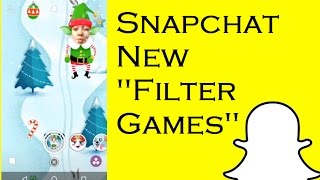 Snapchat New quotFilter Gamesquot [upl. by Anselmo788]