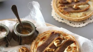 Recette  Tartelette au roquefort noix et magret séché [upl. by Uzziel]