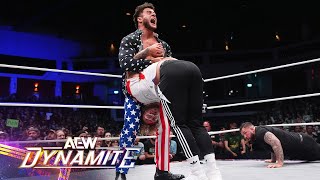 MJF and Will Ospreay come FACE to FACE  82124 AEW Dynamite [upl. by Asor990]