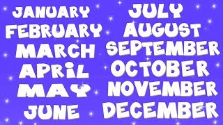 Months Of The Year  Videos For Kindergarten  Kids Baby Club [upl. by Eiznekcam]