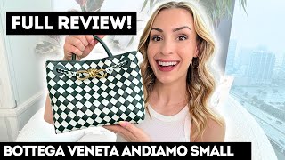 BOTTEGA VENETA ANDIAMO TOTE BAG 😮 Everything you need to know Review Pros amp Cons What Fits [upl. by Leif]