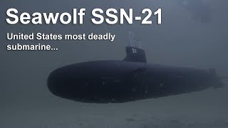 SSN21 Seawolf Submarine  Underwater Footage [upl. by Yelrak843]