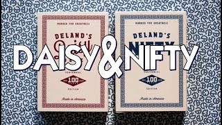 Deck Review  DeLands Centennial Edition Daisy amp Nifty Cards [upl. by Erreipnaej78]