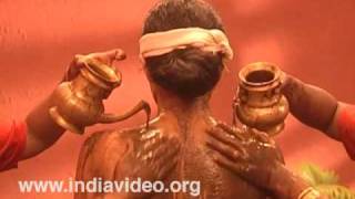 Ayurveda massage ayurvedic therapy Trisha Kerala [upl. by Ayotna]