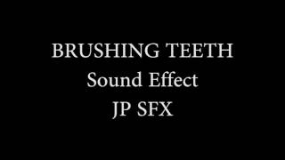 Brushing Teeth Sound Effect [upl. by Merc]