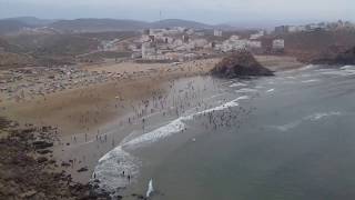 Mirleft Plage  Plages du maroc  شاطئ ميرلفت [upl. by Kolosick826]