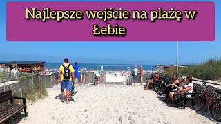 Najlepsze wejście na plażę w Łebie Najpiękniejszy widok [upl. by Llerred]