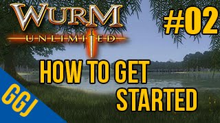 Wurm Unlimited  How To Get Started  Finding Iron Crafting and Structure Planning [upl. by Neddy]