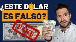 ¿Cómo detectar un DÓLAR FALSO Te doy la guía definitiva [upl. by Alyal]