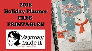 Holiday Planner 2018 FREE PRINTABLE [upl. by Aisital]