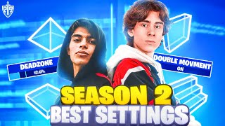 BEST FORTNITE SETTINGS for Controller amp KBM ft FNCS Champion [upl. by Nahshu]