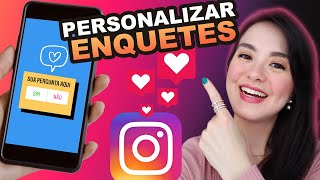 Como Fazer Enquete no Instagram Stories Personalizada 5 Ideias SEM APP [upl. by Federica]