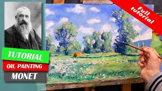 Painting Like Monet  Impressionist Techniques  Full Tutorial [upl. by Muhcon]