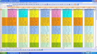 HORARIOS UTILIZANDO EXCEL PARTE 1 [upl. by Supat165]