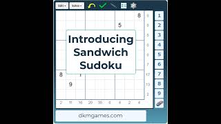 Introducing Sandwich Sudoku [upl. by Aeslehs]