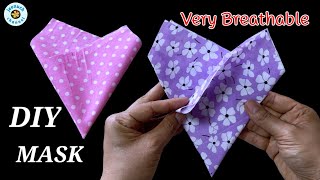 Easy🔥🔥Diy 3D Face Mask  Very Breathable Face Mask  Face Mask Sewing Tutorial  Máscara 3D [upl. by Gabey]