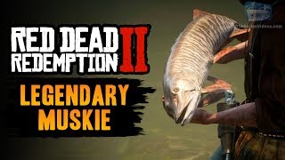 Red Dead Redemption 2 Legendary Fish  Legendary Muskie [upl. by Yolanda466]