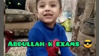 Exams ki tyaari kese karien 😂😂  Abdullah k exams exams2024 youtubeshorts abdullahshorts [upl. by Bakemeier508]