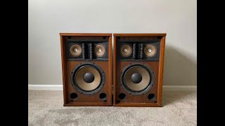 Sansui SP2500 3 Way Home Vintage Floor Standing Speakers [upl. by Celisse]