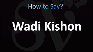 How to Pronounce Wadi Kishon [upl. by Nnaeiram]