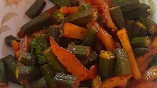 bhindi aloo easy recipe [upl. by Llertac]