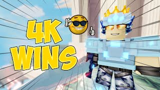 HITTING 4K WINS🏆🔥👑⚔️Roblox BedWars [upl. by Alaric]