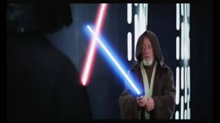 Star Wars Fan Edit Obi Wan vs Vader  Episode IV A New Hope [upl. by Adnirol690]