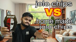 JOLO CHIPS 🆚 HOME MADE JOLO CHIPS challenge 🍟।chips challenge thestreetboy [upl. by Neztnaj200]