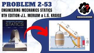 Problem 253  Engineering Mechanics Statics [upl. by Ynoyrb]